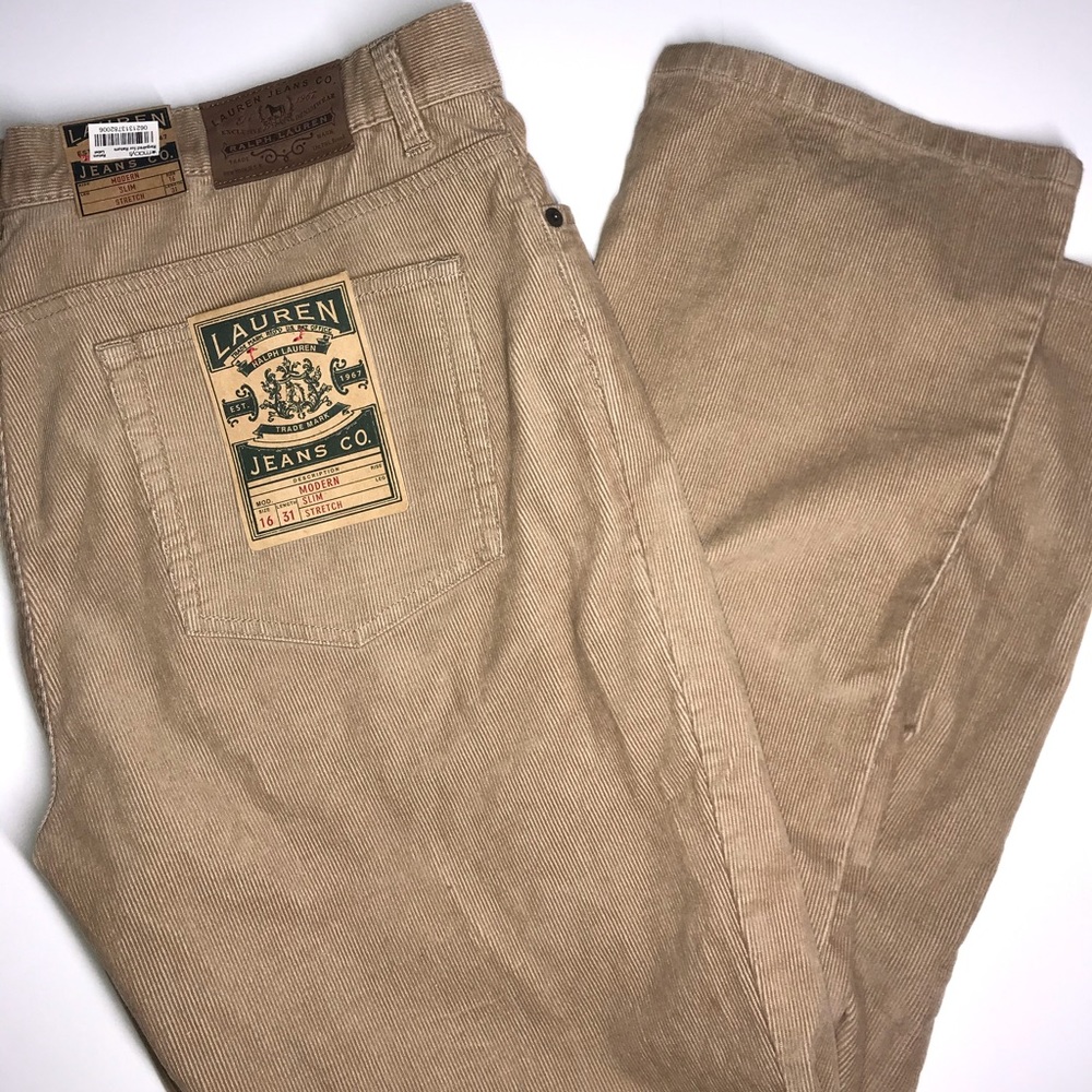 NWT Lauren by Ralph Lauren pants size 16 length 31